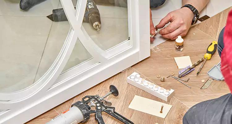 Interior Patio Door Casing Repair in New Smyrna Beach, FL